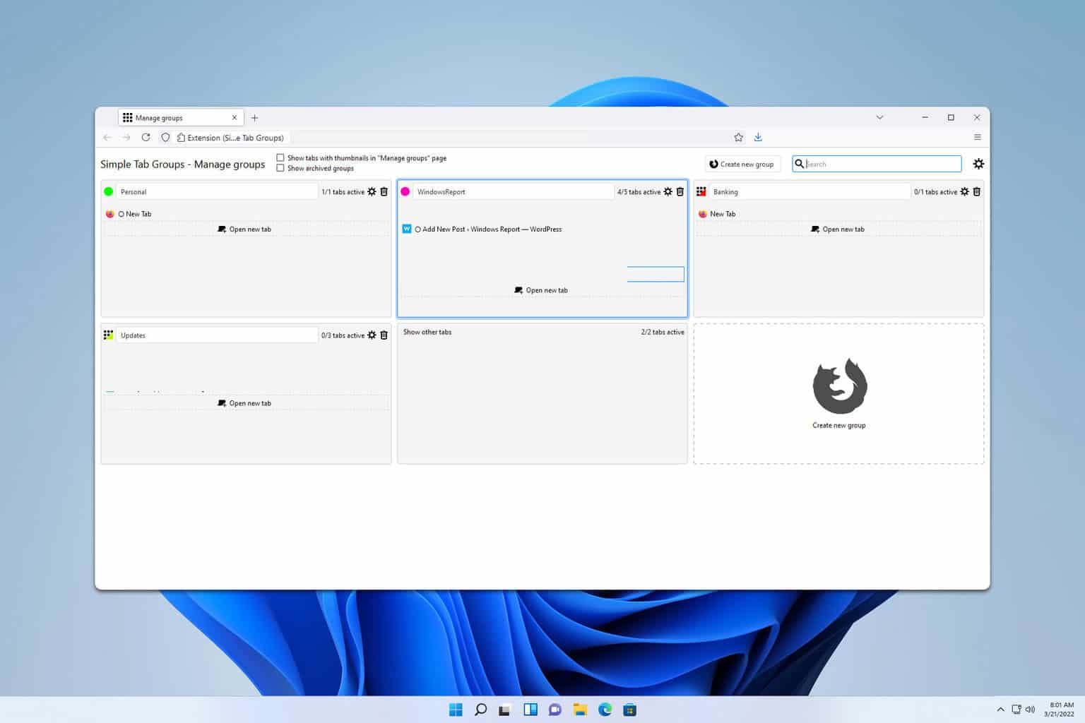 firefox onetab alternative