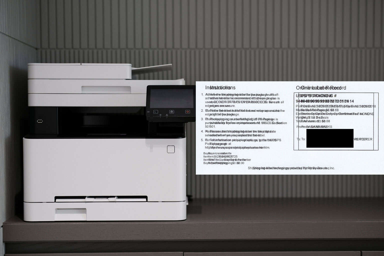 What to do if the printer is printing double vision