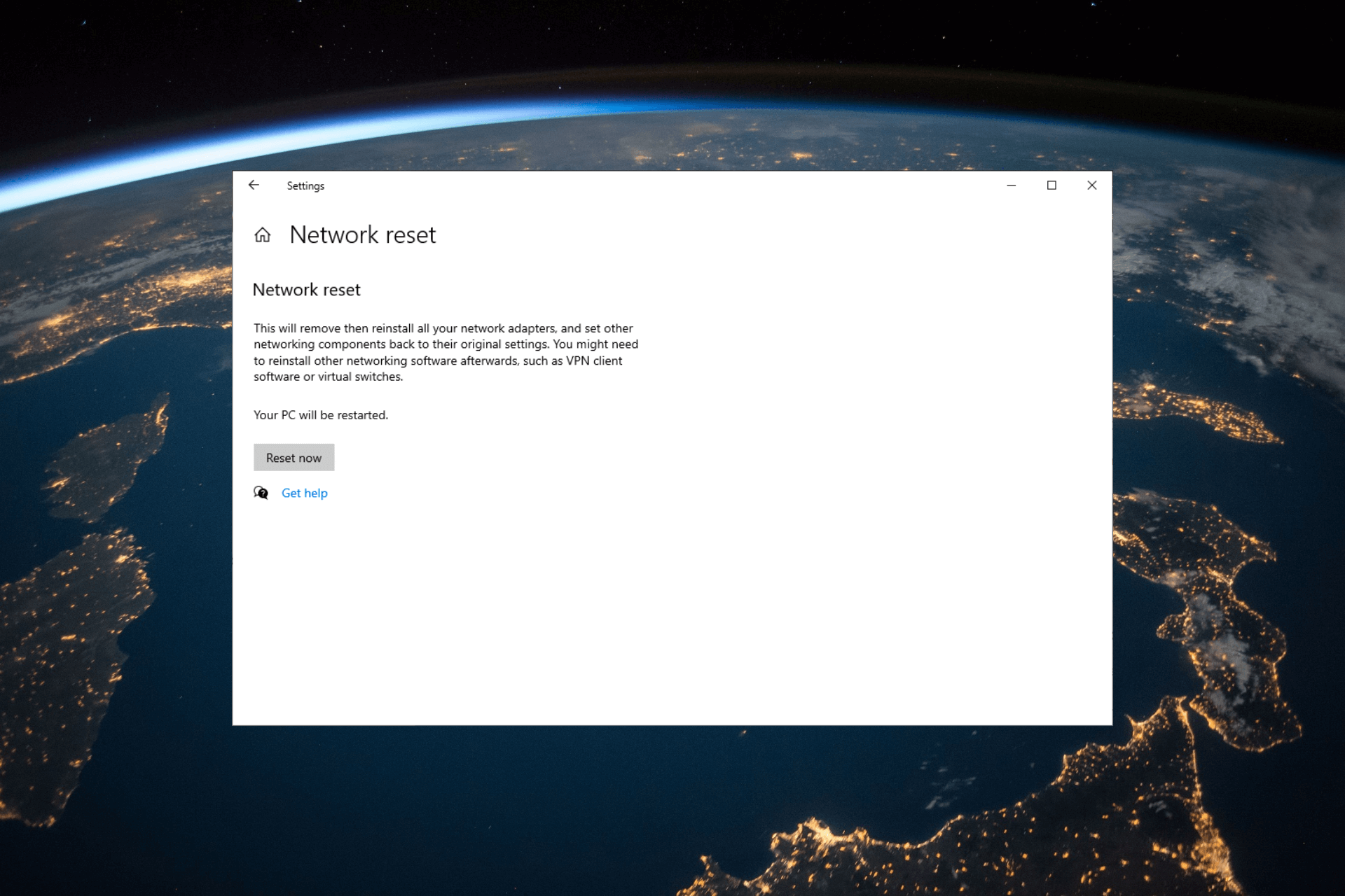 Reset the Wi-Fi Adapter in Windows 10 (1)