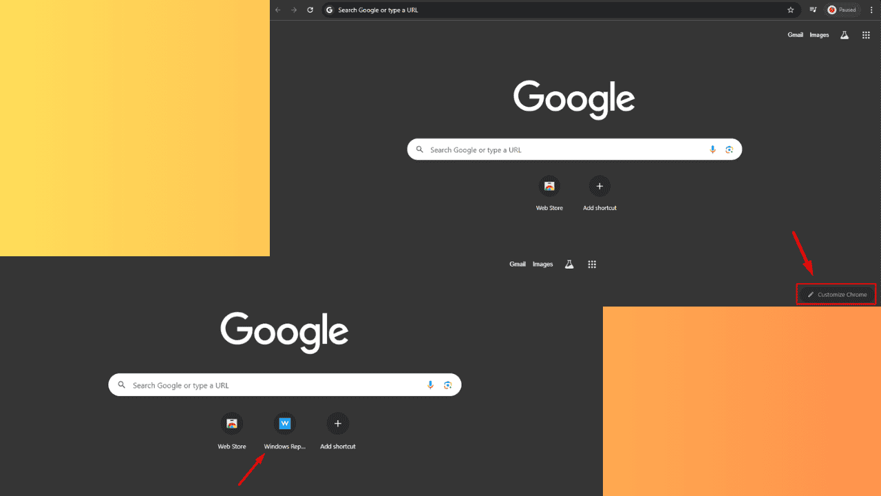 How to Create Shortcut on Google Chrome Homepage